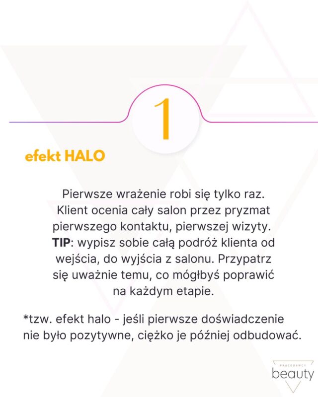 Wektorowa ilustracja tła z trójkątami, nagłówkiem i żółtą liczbą "jeden" u góry i tekstem na dole