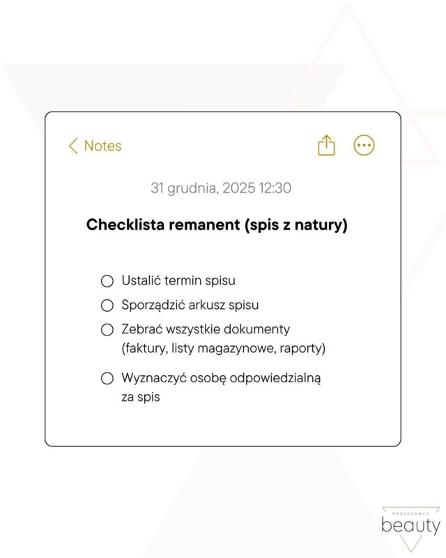 Wektorowa grafika notesu z checklistą, w której pola notesa zawierają wypunktowany tekst, a obok są puste kółka